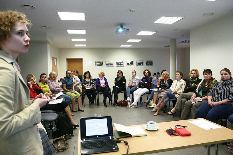 Mokymai Baltarusijos ir Ukrainos moterų teisių organizacijų atstovėms sėkmingos advokacijos komunikavimo tema
