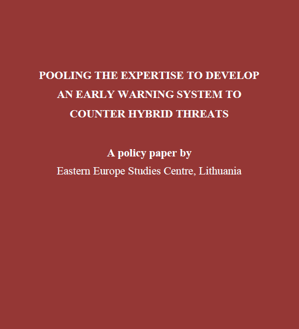 Pooling the Expertise to Develop an Early Warning System to Counter Hybrid Threats